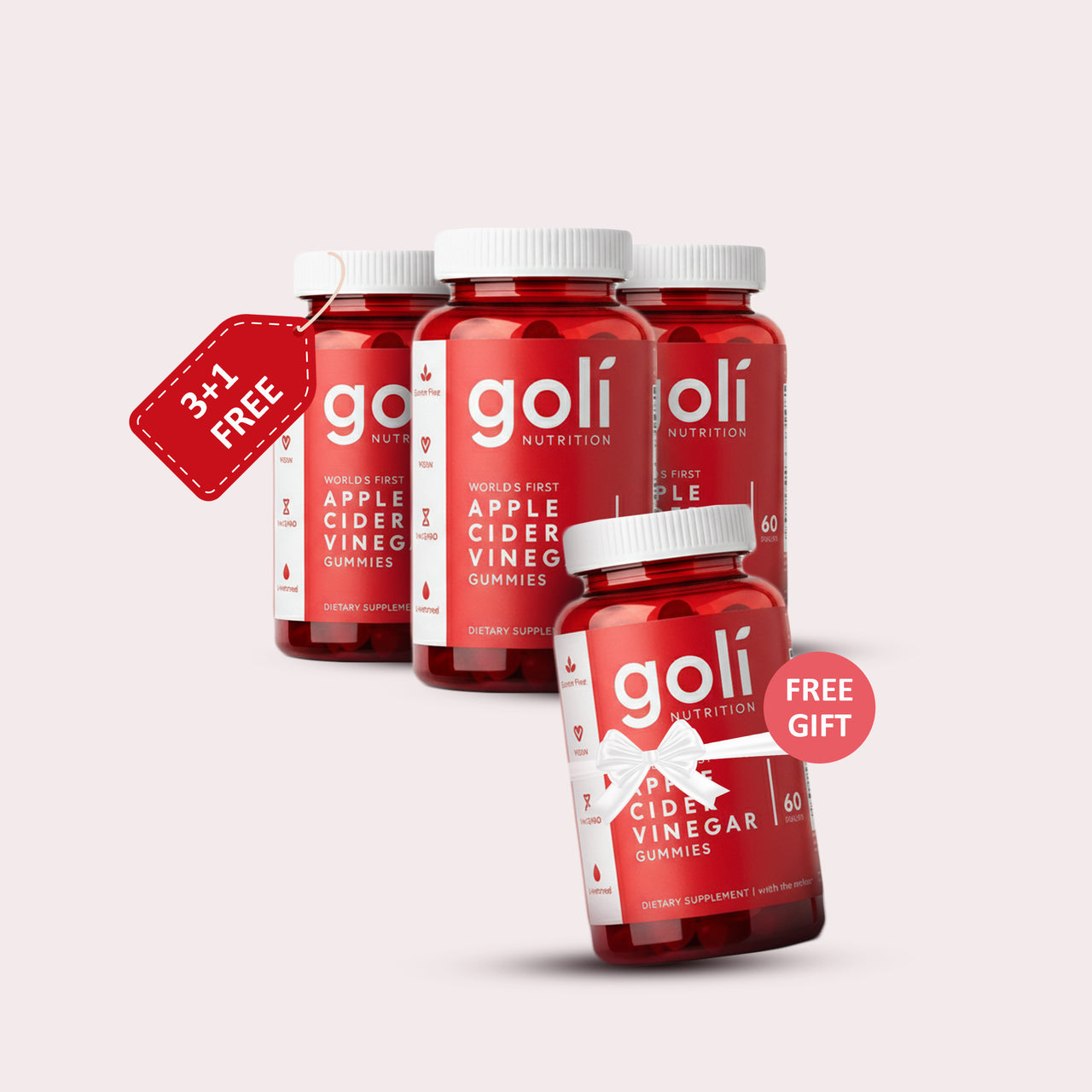 Goli® Apple Cider Vinegar Gummies – Metabolism & Digestive Wellness